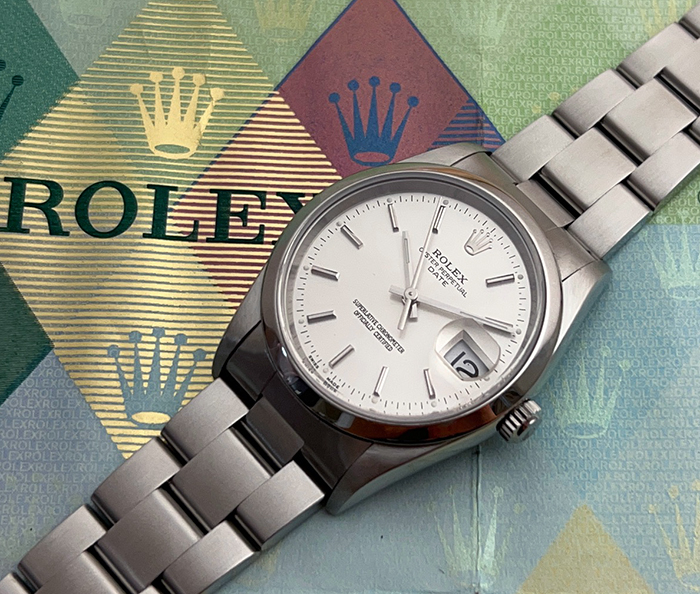 2007 Rolex Oyster Perpetual Date Midsize Wristwatch Ref. 15200